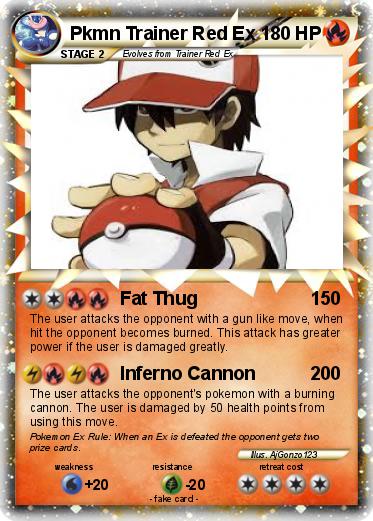 Pokemon Pkmn Trainer Red Ex