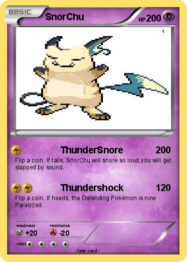 Pokemon SnorChu
