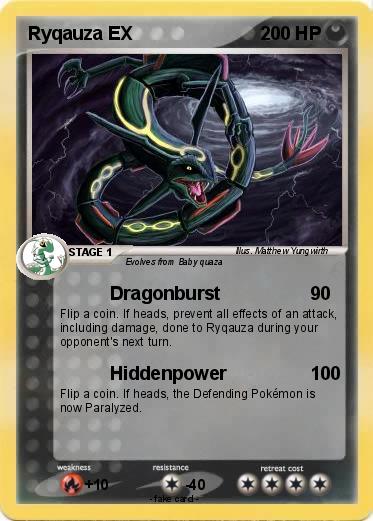 Pokemon Ryqauza EX