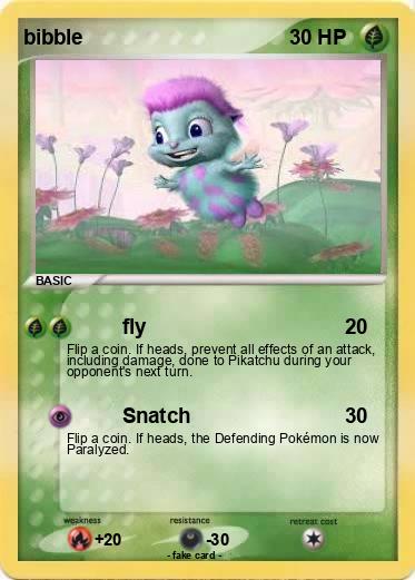 Pokemon bibble