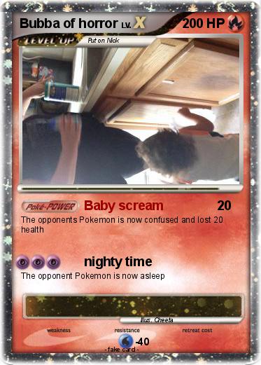Pokemon Bubba of horror
