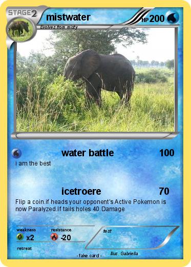 Pokemon mistwater