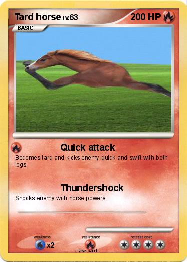 Pokemon Tard horse