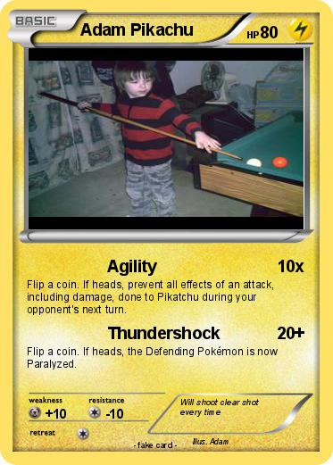 Pokemon Adam Pikachu