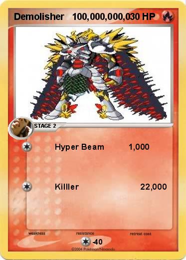 Pokemon Demolisher   100,000,000,0 