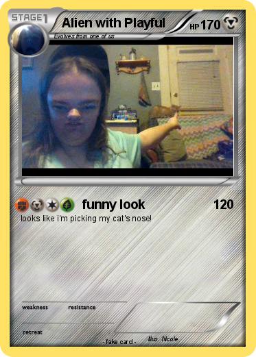 Pokemon Alien with Playful