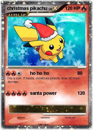 Pokemon christmas pikachu