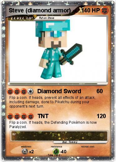 Pokemon Steve (diamond armor)