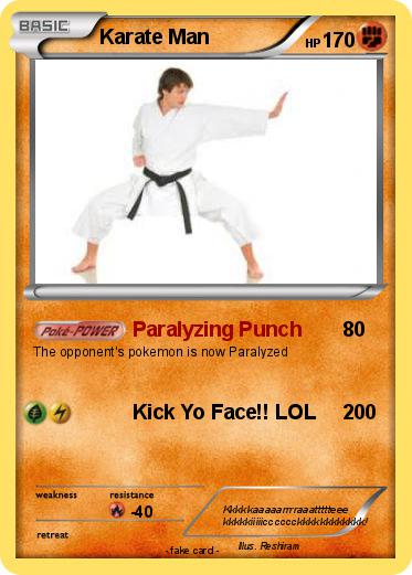 Pokemon Karate Man