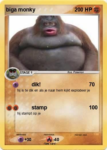 Pokemon biga monky