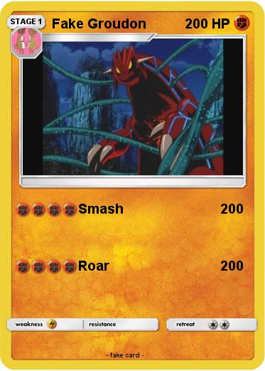 Pokemon Fake Groudon