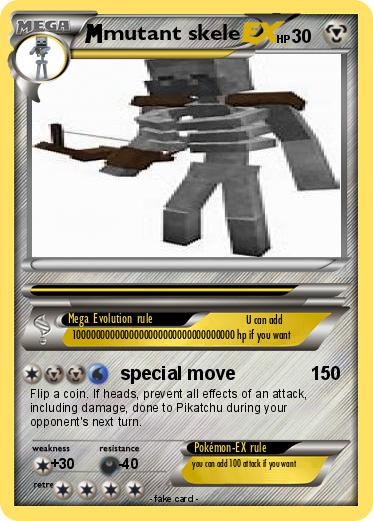 Pokemon mutant skele