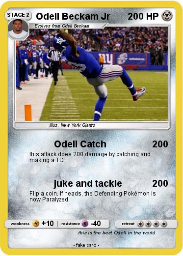 Pokemon Odell Beckam Jr