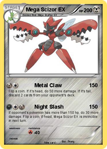 Pokemon Mega Scizor EX