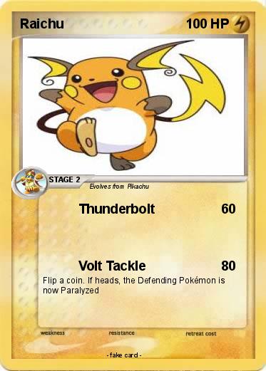 Pokemon Raichu