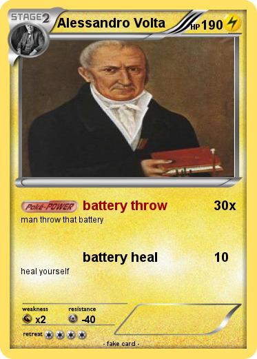 Pokemon Alessandro Volta