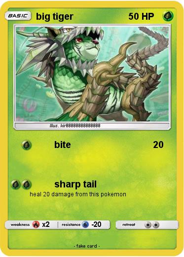 Pokemon big tiger