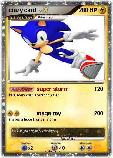 Pokemon crazy card