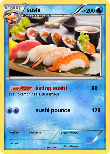 Pokemon sushi