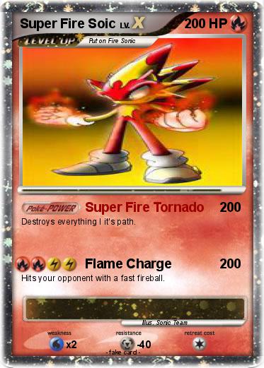 Pokemon Super Fire Soic