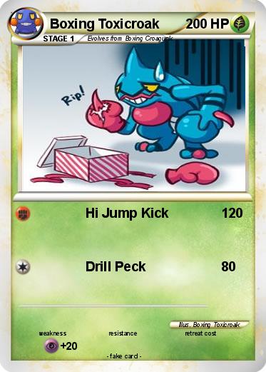 Pokemon Boxing Toxicroak