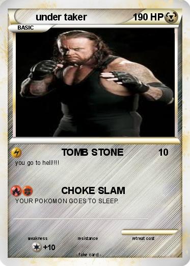 Pokemon under taker
