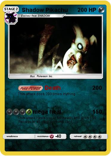 Pokemon Shadow Pikachu