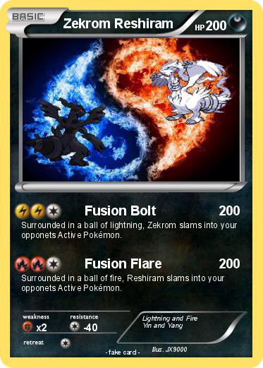 Pokemon Zekrom Reshiram