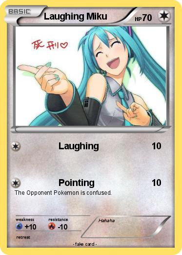 Pokemon Laughing Miku