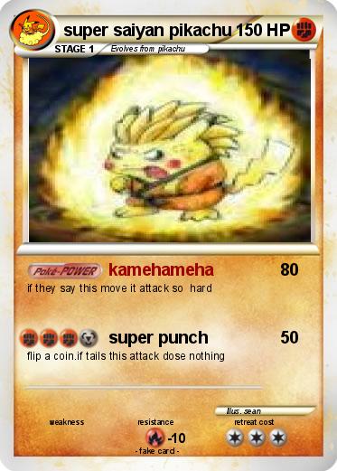 Pokemon super saiyan pikachu