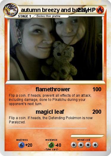 Pokemon autumn breezy and babby