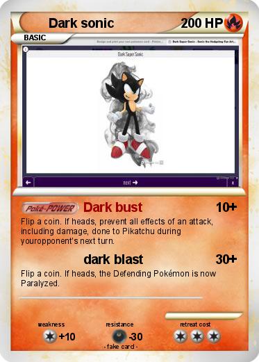 Pokemon Dark sonic