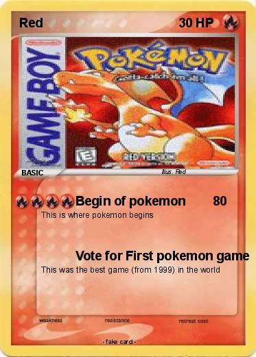 Pokemon Red
