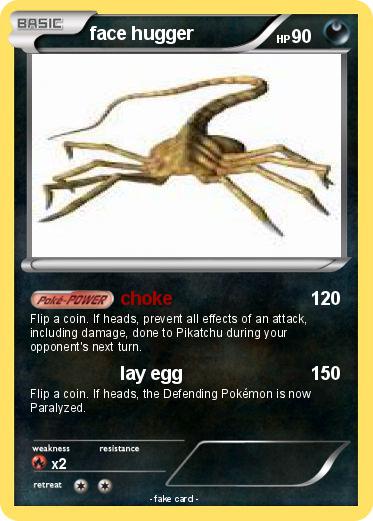 Pokemon face hugger