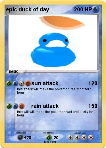 Pokemon epic duck of day