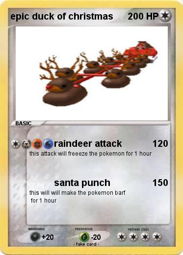 Pokemon epic duck of christmas