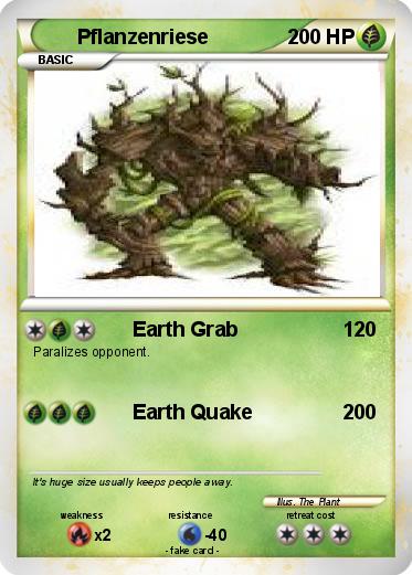 Pokemon Pflanzenriese