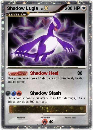Pokemon Shadow Lugia
