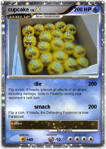 Pokemon cupcake