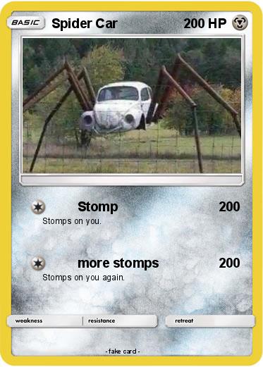Pokemon Spider Car