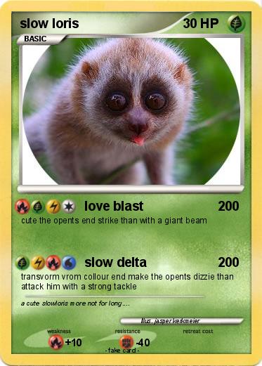 Pokemon slow loris