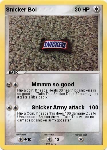 Pokemon Snicker Boi