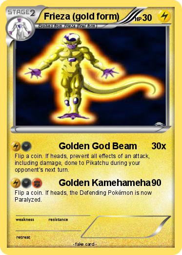 Pokemon Frieza (gold form)
