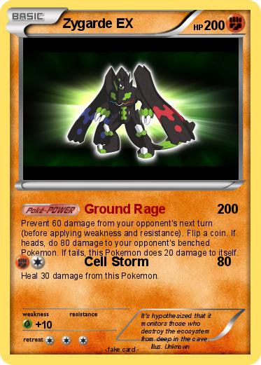 Pokemon Zygarde EX