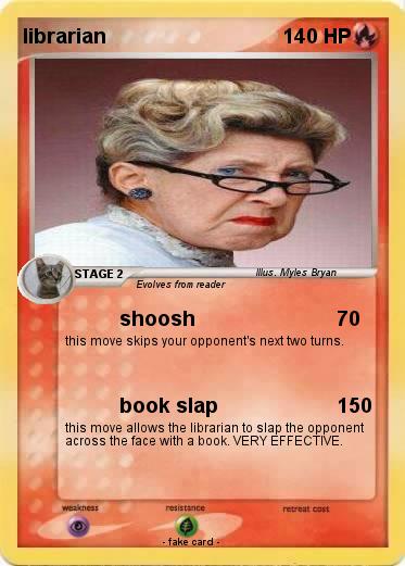 Pokemon librarian