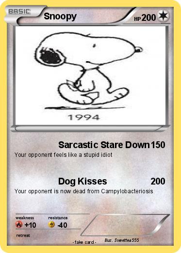 Pokemon Snoopy