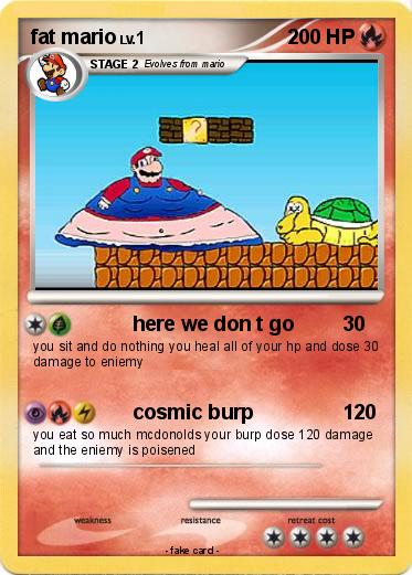 Pokemon fat mario