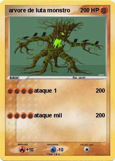 Pokemon arvore de luta monstro