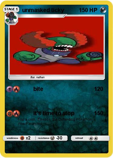 Pokemon unmasked ticky