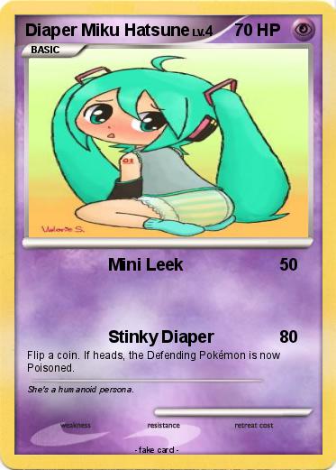 Pokemon Diaper Miku Hatsune